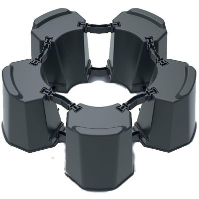 8. Sockel für modularen Regenwassertank, 5-teilig, Anthrazit