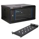 22. Extralink LITE 4U 530x400 Wandschrank, schwarz, freistehend/Wand-/Bodenregal, schwarz