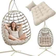 COCOON BEIGE HÄNGESESSEL