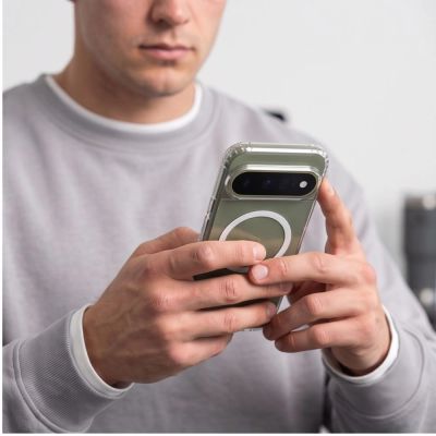 6. Tech-Protect FlexAir Hybrid MagSafe Hülle für Google Pixel Pro 9 / 9 Pro / 10 / 10 Pro / 11 / 11 Pro - Transparent