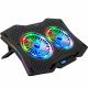 INCA Notebook-Kühler 2x 115x15mm Feuerzeug/RGB/1200RPM/2xUSB Einzelhandel