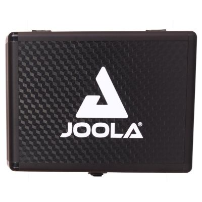 13. Joola Aluminium-Schutzhülle für Tischtennisschläger und 3 Bälle, schwarz