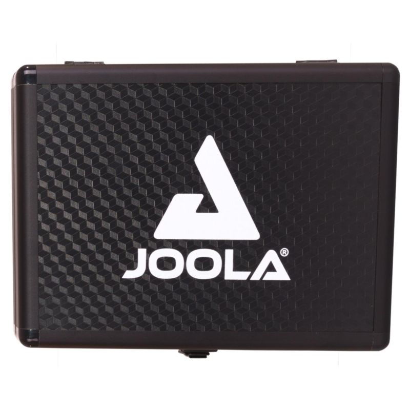 13. Joola Aluminium-Schutzhülle für Tischtennisschläger und 3 Bälle, schwarz