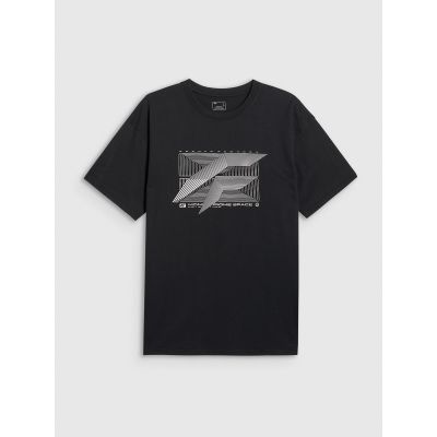 7. Herren-T-Shirt mit Aufdruck, reguläre Größe F 4FRAW25TTSHM3259-20S