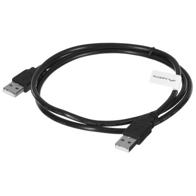 2. LANBERG USB-A 2.0 Stecker/Stecker Kabel 1 m Schwarz CA-USBA-20CU-0010-BK