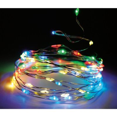 12. KABELLAMPEN-GARNELE 320 LED MEHRFARBEN