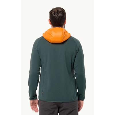 3. Jack Wolfskin Routeburn Pro Hybrid M Wasserdichte Outdoor-Jacke Gelb (1710511_3285)