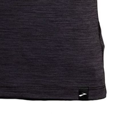 2. Luxe Kurzarm-Lauf-T-Shirt für Herren, Schwarz