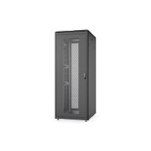 Digitus Unique 19" 42U Rackmount-Netzwerkschrank, 800 x 1000 mm, Glastür, grau, 800 kg