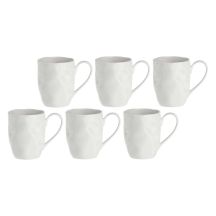 LA PORCELLANA BIANCA LUNIA Set mit 6 Tassen 350 ml