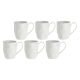 LA PORCELLANA BIANCA LUNIA Set mit 6 Tassen 350 ml