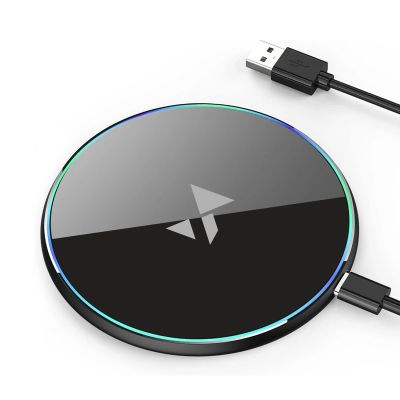 4. Wozinsky WLI-01Y 15W Qi Induktives Ladegerät mit USB-C Kabel - Schwarz