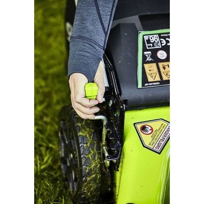 4. 60V 51cm Selbstfahrender Rasenmäher GREENWORKS GD60LM51SPK4 - Ladegerät + 4Ah Akku-Set - 2514307UB