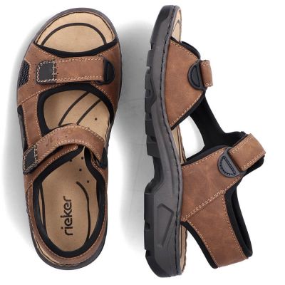 15. Rieker M 26156-25 RKR447B Klettsandalen