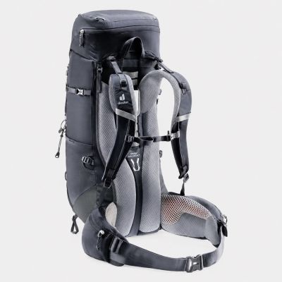 4. Deuter Aircontact Lite 40 + 10 Rucksack, schwarz/graphit