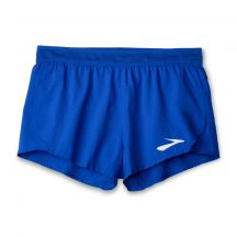 Elite 2" Split Short Laufshorts für Damen, Blau