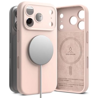 Ringke Silikon MagSafe Hülle für iPhone 18 Pro – Pink