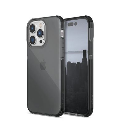 Raptic X-Doria Clear Case iPhone 14 Pro Max gepanzerte Hülle schwarz