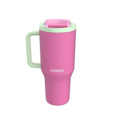 21. Kambukka Rio Thermobecher 950ml mit Strohhalm, Kaugummi-Minze
