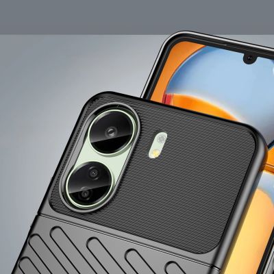 10. Thunder Case Panzerhülle für Xiaomi Redmi 13c - Schwarz
