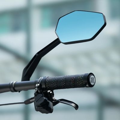 7. Rockbros F-253W blendfreier Fahrradspiegel mit Carbonfaserarm – rechts