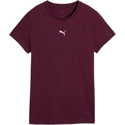 2. Damen-T-Shirt Puma Ess Centered Cat Logo Tee burgunderrot 692916 24