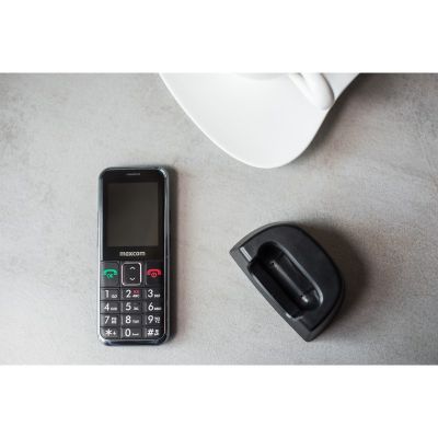 10. MaxCom MM730 Mobiltelefon 5,59 cm (2,2") Schwarz Telefon für Senioren