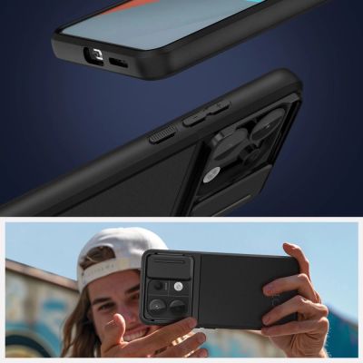 7. Tech-Protect Velar Cam+ Hülle für Xiaomi Redmi Note 13 Pro 5G / Poco X6 5G – Schwarz