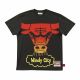 Mitchell & Ness NBA Logo Chicago Bulls T-Shirt Schwarz