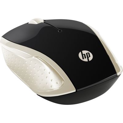 4. HP Wireless Mouse 200 Silk Gold Wireless Schwarz und Gold 2HU83AA