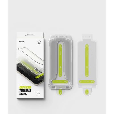 15. Ringke Easy Slide Tempered Glass 2er-Pack für Google Pixel 9 Pro XL