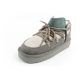 12. D.Franklin Damen Winter Schneestiefel Modische isolierte Stiefeletten Grau