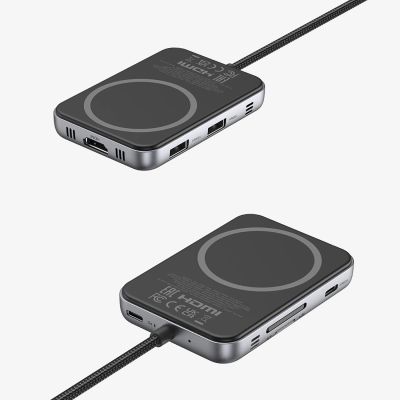 4. Ugreen USB-C 7-in-1 HDMI-Hub mit USB-C, USB-A, SD/TF-Kartenleser – Grau