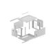 8. LANBERG Wandregalschrank 19" 4HE 600x450 GRAU METALLTÜR (FLACHVERPACKT)