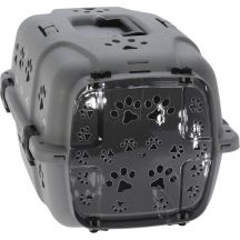 Haustiertransportbox 48 x 32 x 30 cm – Schwarz