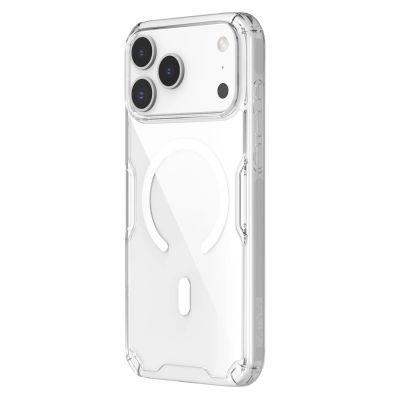 2. Nillkin Nature TPU Pro Magnetische Hülle Kompatibel mit MagSafe für iPhone 17 Pro Max - Transparent