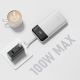 10. Cuktech LPB252N 120W 25000mAh Powerbank mit integriertem USB-C-Kabel – Weiß