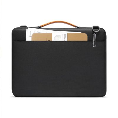 7. Tech-Protect Defender Tasche für Laptop 13-14 - Schwarz und Orange