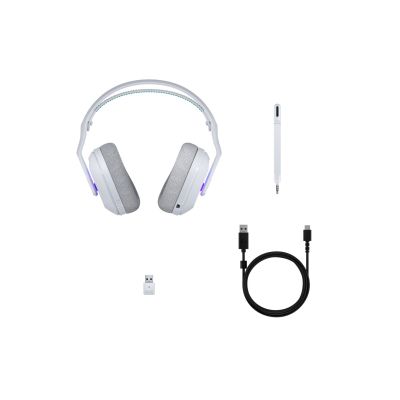 14. Logitech G G522 Lightspeed Kabelloses Gaming-Headset mit Bügel, USB Typ-C, Bluetooth, Weiß