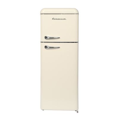 Ravanson LKK-210RC Retro-Kühlschrank (545 mm x 1470 mm x 585 mm; 157 l; Energieeffizienzklasse A++; creme)
