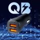 7. Spigen Essential EV302 30W 2-Port USB-A Autoladegerät – Schwarz