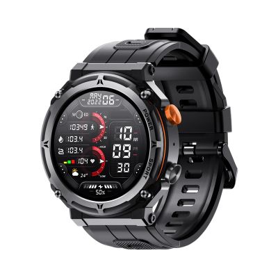 2. VELTORI VT130-1 Smartwatch Schwarzes Silikonarmband