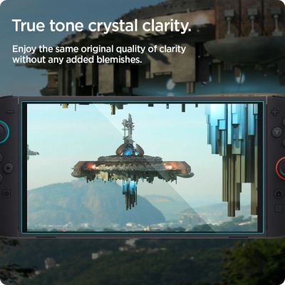 11. Spigen Glas.Tr „EZ FIT“ Panzerglas 2er-Pack für Nintendo Switch 2 - Transparent
