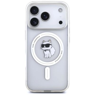 3. Karl Lagerfeld IML Choupette MagSafe Hülle für iPhone 17 Pro – Transparent