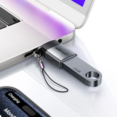 5. Acefast J7 USB-A-auf-USB-C-Adapter – Grau