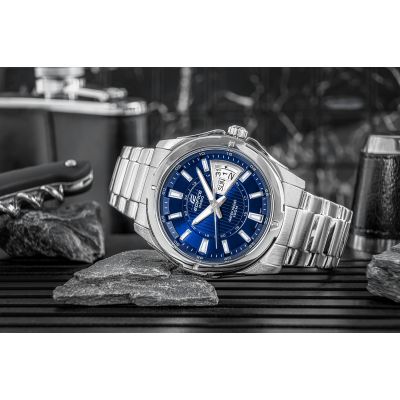 5. Herrenuhr CASIO EDIFICE EF-129D-2AVEF + Box