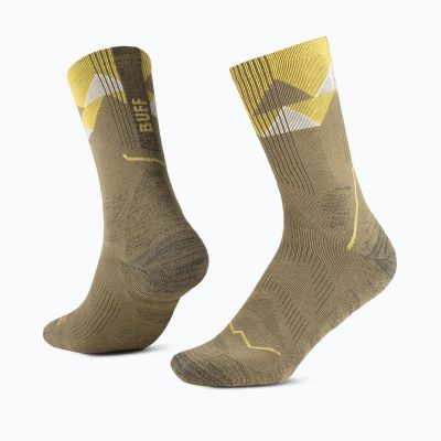Buff Thermonet Over the Calf Socks - olivgrün