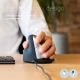 22. Ergonomische R-Go HE USB-Maus für Linkshänder, Schwarz/Silber