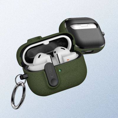 4. Tech-Protect Slim Hook Case für Samsung Galaxy Buds 3 / 3 FE / 3 Pro – Grün