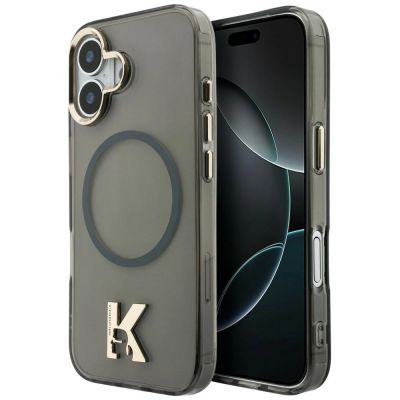 Karl Lagerfeld IML K Head Logo MagSafe Hülle für iPhone 17 - Schwarz